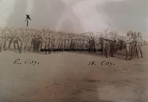 On arrival at Kingsway Camp, Delhi 6th of March 1915