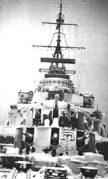 HMS Nigeria near Archangel