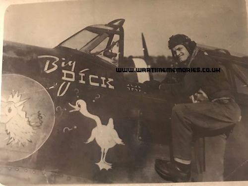 Philip McCullough with his aircraft Big Dick