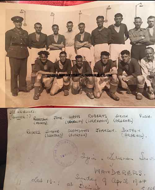 Beiruit Football Match, 9th of April 1944. Team photo