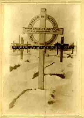 <p>The original cross now replaced by headstone