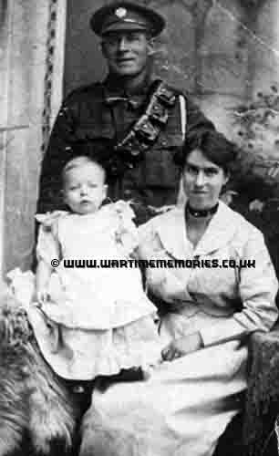 Frank Herbert Clarke A.S.C with Edith his first wife in 1914.