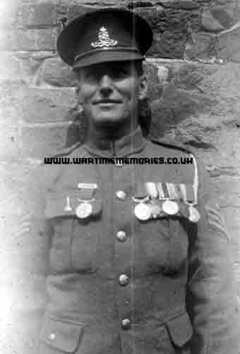 Sgt George Yates - with Humane Society of Jersey medal for gallantry