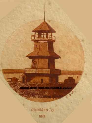 <p>Crossen POW Camp Watchtower