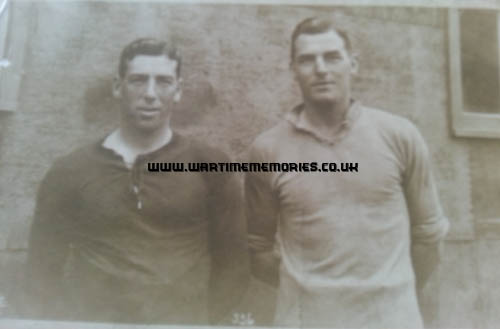 <p>Henry Bailey with friend Henry Hardy. 