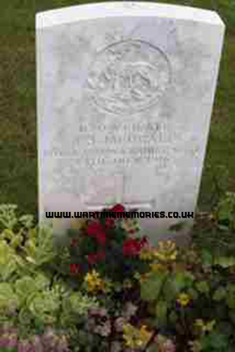 <p>His grave in France