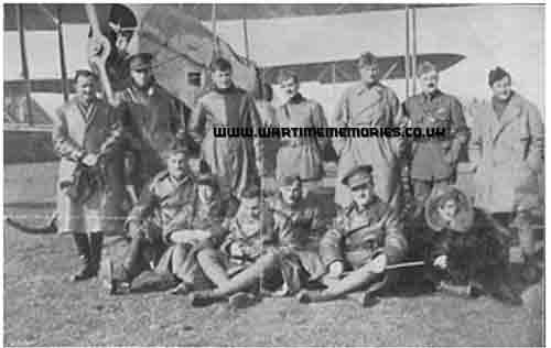Officers of 7 Squadron, including Lt RCH Bewes, before flying out to France No 7 Sqd RFC at Folkstone 8th Apr 1915.
Back row: Capt Small, Lt Bewes, Lt Spratt, Lt Wynne, Lt Broder, Lt Anne, Capt. Smith
Front Row@ Lt Rutledge, Capt Mills, Lt Adams, Capt. Moore, Capt Mansfield, Lt. Hunt. source: Flight Magazine 23rd April 1915