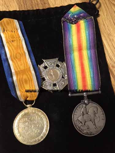 Sidney's Medals as handed down the family
