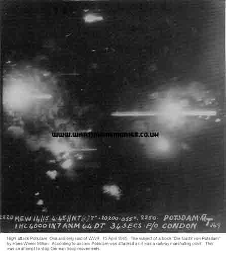 Potsdam 14th and 15th April 1945, 10:50 night raid