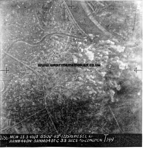 Wesel 23rd March 1945, 5:30 day raid.