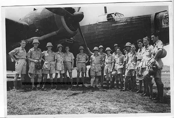 Group photo Madras India Sept 1943 S/LDR Jones