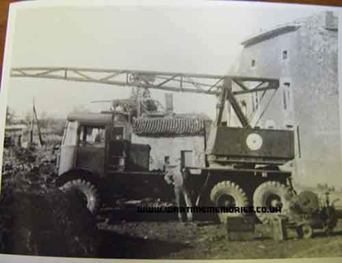 RAF Recovery crane in France 1944