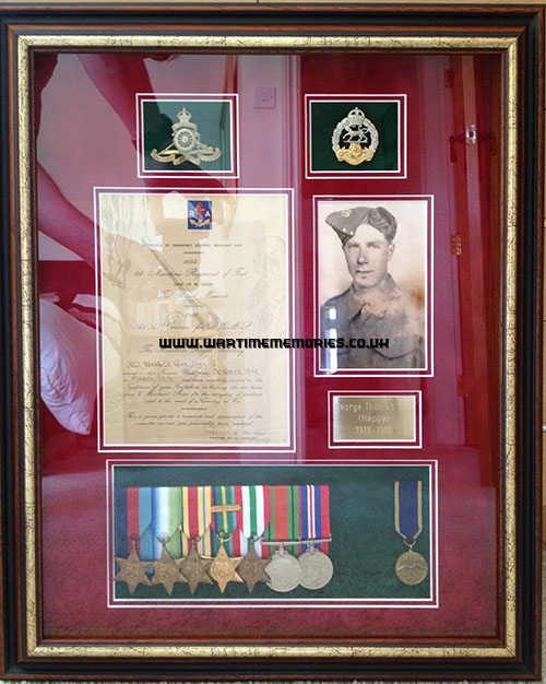 Medal and photo frame