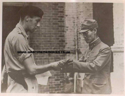 Hong Kong surrender 1945