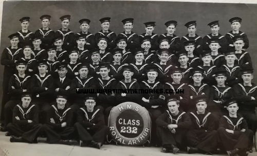 Class 232 HMS Royal Arthur. Bill Coulson is 2nd row from bottom, 4th left.