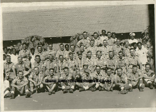 In Ceylon or India, Jack is front row, 3rd from the right