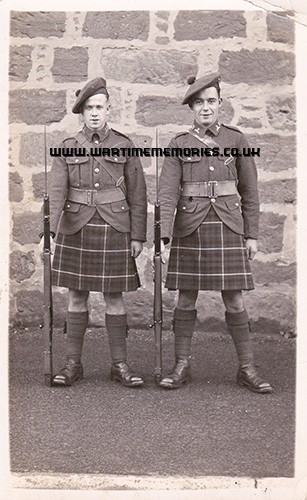Thomas Young, 7th Seaforth Highlanders, 1939