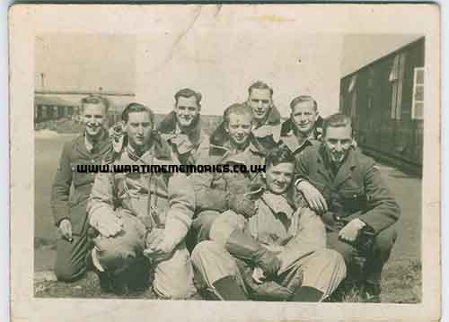 Sgt Alf Driver DFM 1313449 - Wireless Op. Air Gunner 10 Sqdn - Left in flying suit with his cremates - Don't know any other names.